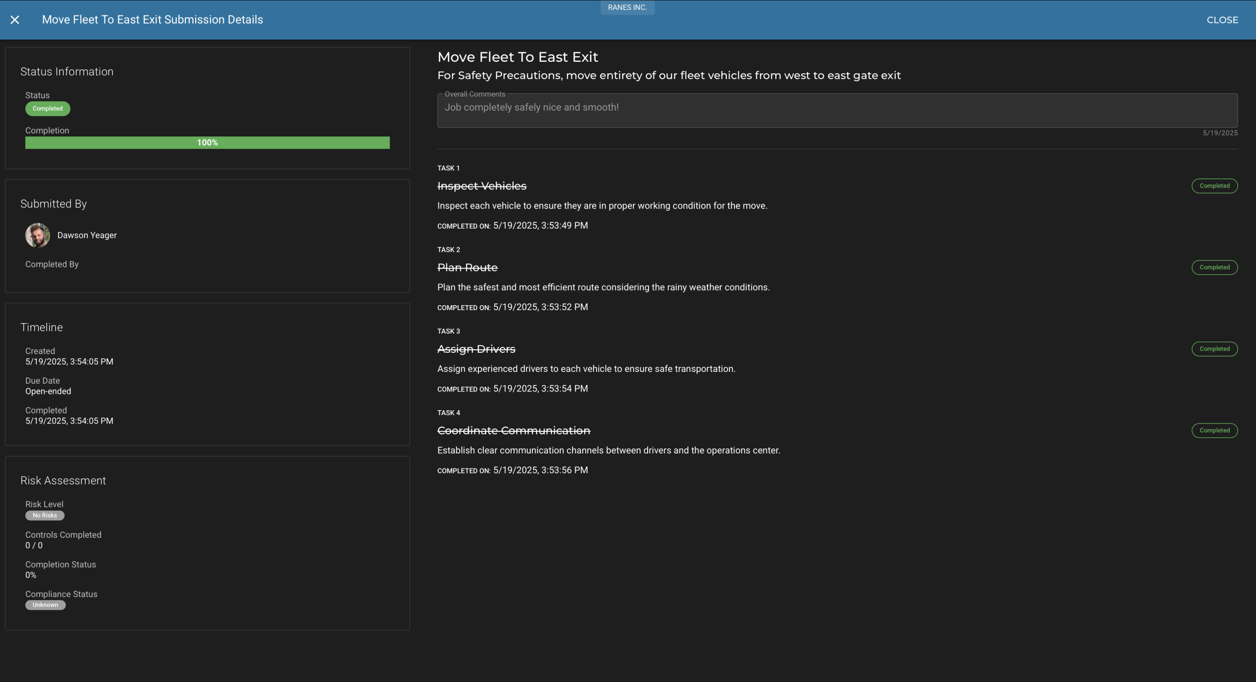 Assign Report Overview